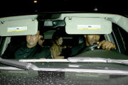 Robin Thicke celebrates Halloween with some pretty ladies at the Los Angeles Theater **NO Australia, New Zealand**