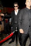 Robin Thicke celebrates Halloween with some pretty ladies at the Los Angeles Theater **NO Australia, New Zealand**