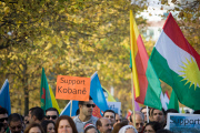 The Netherlands: Kurdish solidarity march for Kobane