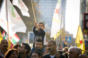The Netherlands: Kurdish solidarity march for Kobane
