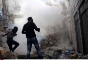 Clashes at the Qalandia checkpoint