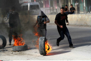 Clashes at the Qalandia checkpoint