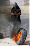 Clashes at the Qalandia checkpoint