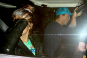 *EXCLUSIVE* Chris Martin and Lily Allen play hard to get leaving Kate Hudson's party