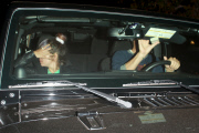 *EXCLUSIVE* Chris Martin and Lily Allen play hard to get leaving Kate Hudson's party