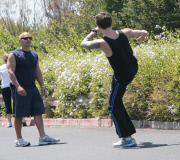 EXCLUSIVE Beware! John Mayer kickboxing in Santa Monica