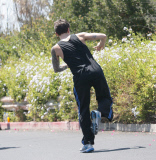 EXCLUSIVE Beware! John Mayer kickboxing in Santa Monica