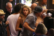 Amber Heard gets flirty with Channing Tatum on the set of `Magic Mike XXL¿