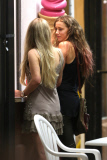 Amber Heard gets flirty with Channing Tatum on the set of `Magic Mike XXL¿