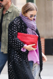 A fashionable Mary-Kate Olsen pops with Color