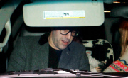 Sacha Baron Cohen and Isla Fisher at LAX with the girls
