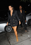 Kim Kardashian and Kanye West out and about, New York, America - 06 Nov 2014