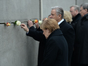 25th Anniversary of the fall of the Berlin Walll commemoration in Berlin, Germany - 09 Nov 2014