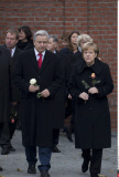 Merkel, Wowereit - Berlin Wall