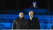 25th anniversary of the fall of the Berlin Wall at Brandenburg Gate