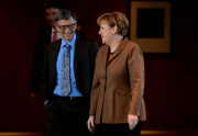 Merkel und Gates