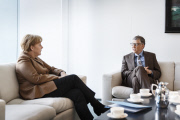 Merkel und Gates