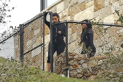 Kim Kardashian, Kourtney and Khloe arrive at Malibu Rocky Oaks Estate Vineyards