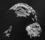 Is comet probe doomed? First picture from surface shows Philae has landed on its side in a CAVE - and without solar power it will die in 30 hoursÊ