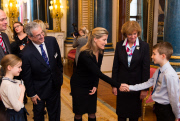 Sophie Attends Buckingham Palace Guides Reception