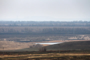 Ukrainian army front line in battle with pro-Russian separatists in Donbass, Ukraine - 13 Nov 2014