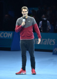 Roger Federer v Novak Djokovic, ATP World Tour Final, O2 Arena, London, Britain - 16 Nov 2014