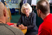 Camilla Duchess of Cornwall visits HMP Erlestoke prison, Devizes, Britain - 18 Nov 2014