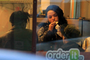 *EXCLUSIVE* FKA Twigs grabs some Cream Puffs with her Band Members