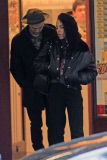 *EXCLUSIVE* FKA Twigs grabs some Cream Puffs with her Band Members