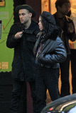 *EXCLUSIVE* FKA Twigs grabs some Cream Puffs with her Band Members