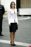 King Felipe VI and Queen Letizia of Spain visit to Rome, Italy - 19 Nov 2014