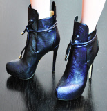 Vegan shoes designed by Ivana Basilotta, London, Britain, Aug 2014