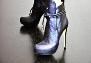Vegan shoes designed by Ivana Basilotta, London, Britain, Aug 2014