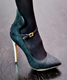 Vegan shoes designed by Ivana Basilotta, London, Britain, Aug 2014