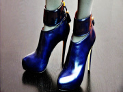 Vegan shoes designed by Ivana Basilotta, London, Britain, Aug 2014