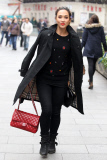 Myleene Klass out and about in London, Britain - 19 Nov 2014