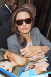 Angelina Jolie arrives at the Paley International Council Summit 