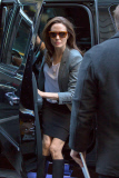 A slender Angelina Jolie arrives at the Paley Center for Media