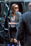A slender Angelina Jolie arrives at the Paley Center for Media
