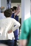 Super Slender Emily Blunt makes her way through Airport Security