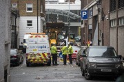 Gas Explosion at the Hyatt Regency Hotel, London, Britain - 22 Nov 2014