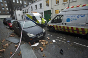 Gas Explosion at the Hyatt Regency Hotel, London, Britain - 22 Nov 2014