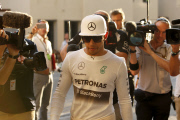 Abu Dhabi Formula One 1 Grand Prix qualifying, Yas Marina Circuit, Abu Dhabi, United Arab Emirates - 22 Nov 2014.