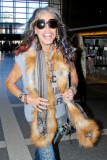 Steven Tyler has plenty of swag at the Airport