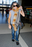 Steven Tyler has plenty of swag at the Airport