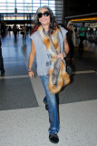 Steven Tyler has plenty of swag at the Airport