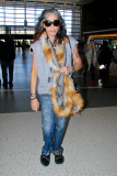 Steven Tyler has plenty of swag at the Airport