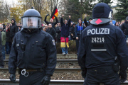 Proteste gegen Flüchtlingsheime in Berlin