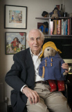 Michael Bond, the creator of Paddington Bear at home in Maida Vale, London, Britain
 - 17 Nov 2014