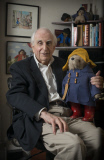 Michael Bond, the creator of Paddington Bear at home in Maida Vale, London, Britain
 - 17 Nov 2014